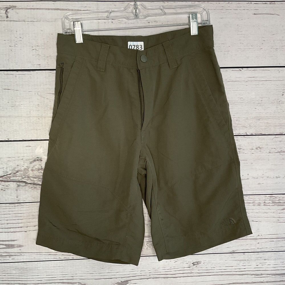 North Face Shorts Men Medium 30 Green Cargo Lightweight Outdoors Hike Adult A1